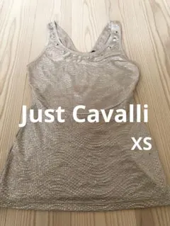 Just Cavalli ゴールドタンクトップ XS