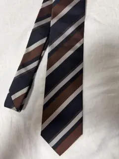 HANABISHI シルク ネクタイ ストライプ
