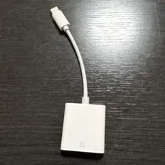 ホワイト sdカード変換タイプcアダプター
