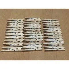 木製洗濯バサミ 50個セット