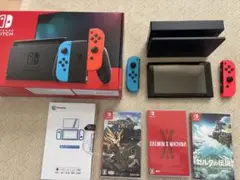 【美品】Nintendo Switch 本体 ＋ ゼルダの伝説他ソフト2本等