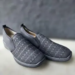 Partam黒 スリッポン
