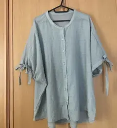 ボタン付き シャツ 半袖