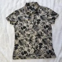 超美品SANDREWS 花柄ポロシャツS