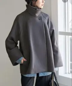 2025年最新】SPICK &span モッサステンカラーショートコートの