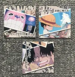 【3種セット】 ワンピース ステッカー