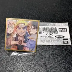 豆ガシャ色紙 NARUTO-ナルト- 疾風伝 第三弾 ナルト サクラ サスケ