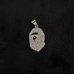 A BATHING APE ネックレス トップ シルバー