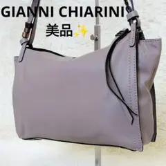 美品✨ジャンニキャリーニ ショルダーバッグ 肩掛け 2way レザー イタリア製
