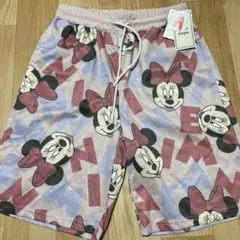 レディース ディズニー ミニーちゃん ハーフパンツ ズボン 部屋着