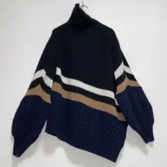 【ゲリラ値引 9(月)まで6900円】8万超★sacai サカイ★ウール ニット