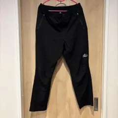 極美品CAMP 7 黒 ストレッチパンツLサイズ