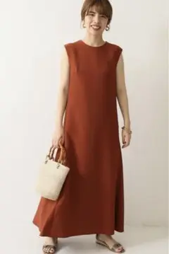 【美品】NOBLE ワンピース ワンピ ノースリーブ フレア Aライン 人気