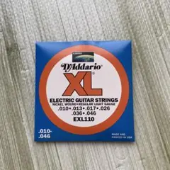 D'Addario XL エレキギター弦 EXL110 .010-.046