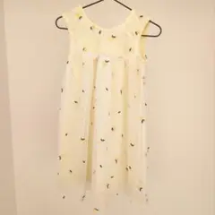 【アプレレクール】100 チュール ノースリーブワンピース