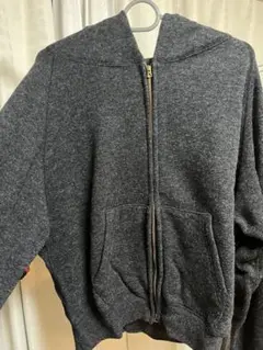 WOOL CASHMERE ZIP HOODIE