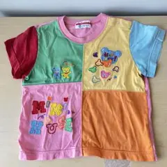 ミキハウス 90cm 半袖Tシャツ 女の子 レトロ 可愛い