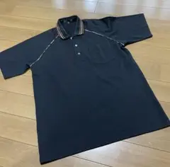 DAKS GOLF ネイビー ポロシャツ M　鹿の子
