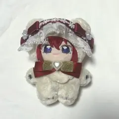 ぬい服 いつぬい ぬいぐるみ服 赤 リボン レース ハート