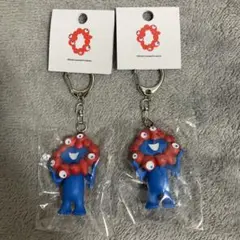 ミャクミャク　立体マスコット　キーホルダー　２個セット
