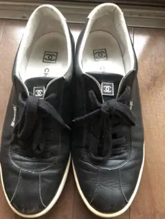 CHANEL シャネル スニーカー 黒 24.5-25
