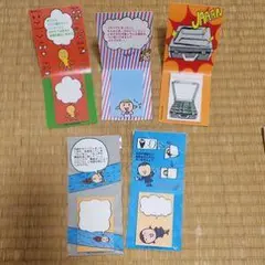 日本テーマのカラフルメッセージカードセット