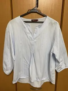 美品　レディース　DECOY SINCE 1981 ブルー　トップス　ブラウス