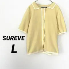 SUREVE 半袖トップス　シャツ　イエロー　L