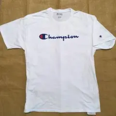 チャンピオン　Tシャツ　白　ホワイト　定番　半袖　L