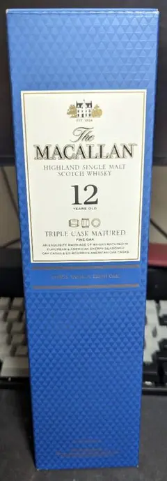 空箱 マッカラン12年 トリプルカスク