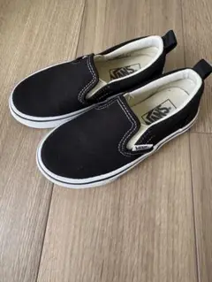 VANS ブラック スリッポン 17cm