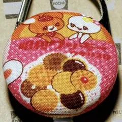 リールキーホルダーS474★ハンドメイド　レトロ♡昭和クッキー