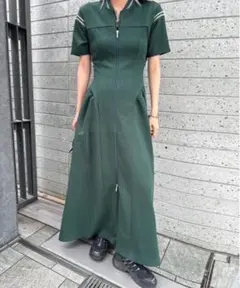 TRUCK JACKET LIKE FLARE DRESS