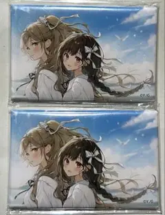 ふたりべや くじ スクエア缶バッジ