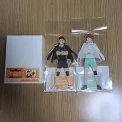 ハイキュー　主将　アクリルスタンド　澤村、及川 クリアカード1BOX
