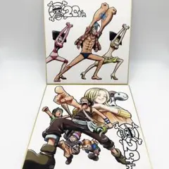 【2点セット】ONE PIECE 色紙