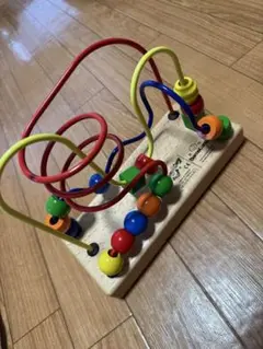 木製ビーズコースター 知育玩具