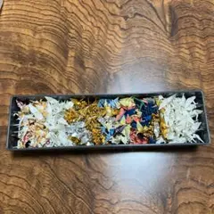 銀色の鶴のオブジェ 在庫有！】ガラスオブジェ 「折り鶴」（約W9.7×D8.2×H5.8cm