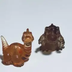 ラストザウルス　ブラキオサウルス　イグアノドン　フィギュア　消しゴム