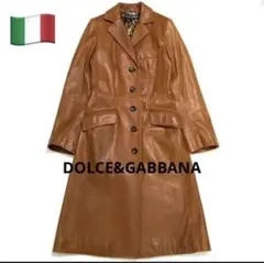 イタリア製 DOLCEu0026GABBANA ヒョウ柄 チェスターコート