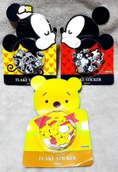 【未開封】 ディズニー ミッキー ミニー プーさん　ぷくぷく シール