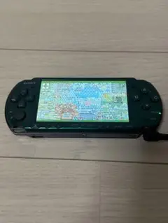 動作品 SONY PSP 3000 本体 グリーン