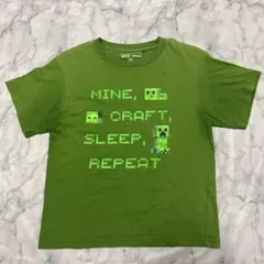 UNIQLO Minecraft Tシャツ 140cm グリーン