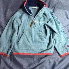 Champion フリースジャケット 水色　90