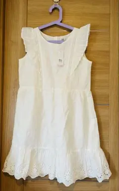 GAP KIDS ノースリーブ ワンピース L ホワイト【新品・未使用】