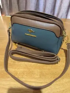 KAIDIFEINIROOショルダーバッグ　くすみグリーン色