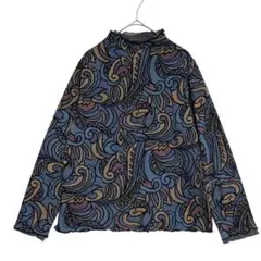 MILD GAPPUCCI ペイズリー柄 ハイネックメロウニット　【美品】