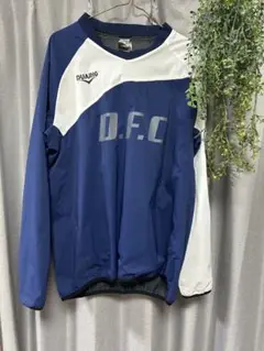 DUARIG D.F.C. 長袖ウェア ネイビー/ホワイト
