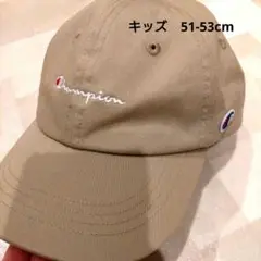 未使用品☆Champion キャップ　51-53cm　ベージュ
