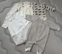 Petit Bateau プチバトー ベビー服5点セット
